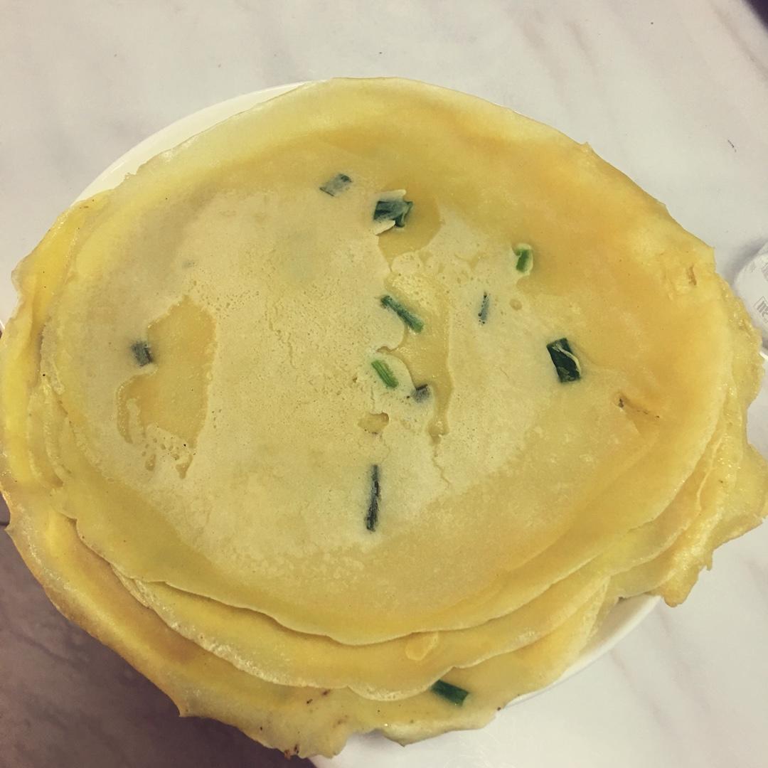 葱花鸡蛋饼