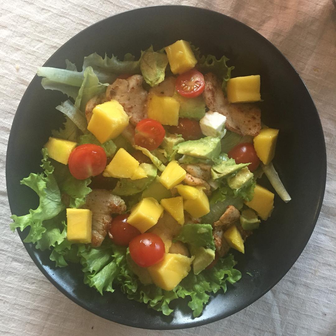 芒果鸡肉沙拉的做法