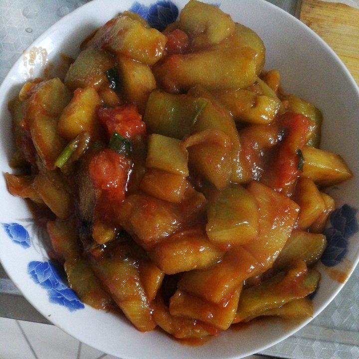 堂妈小厨——番茄烧茄子🍆