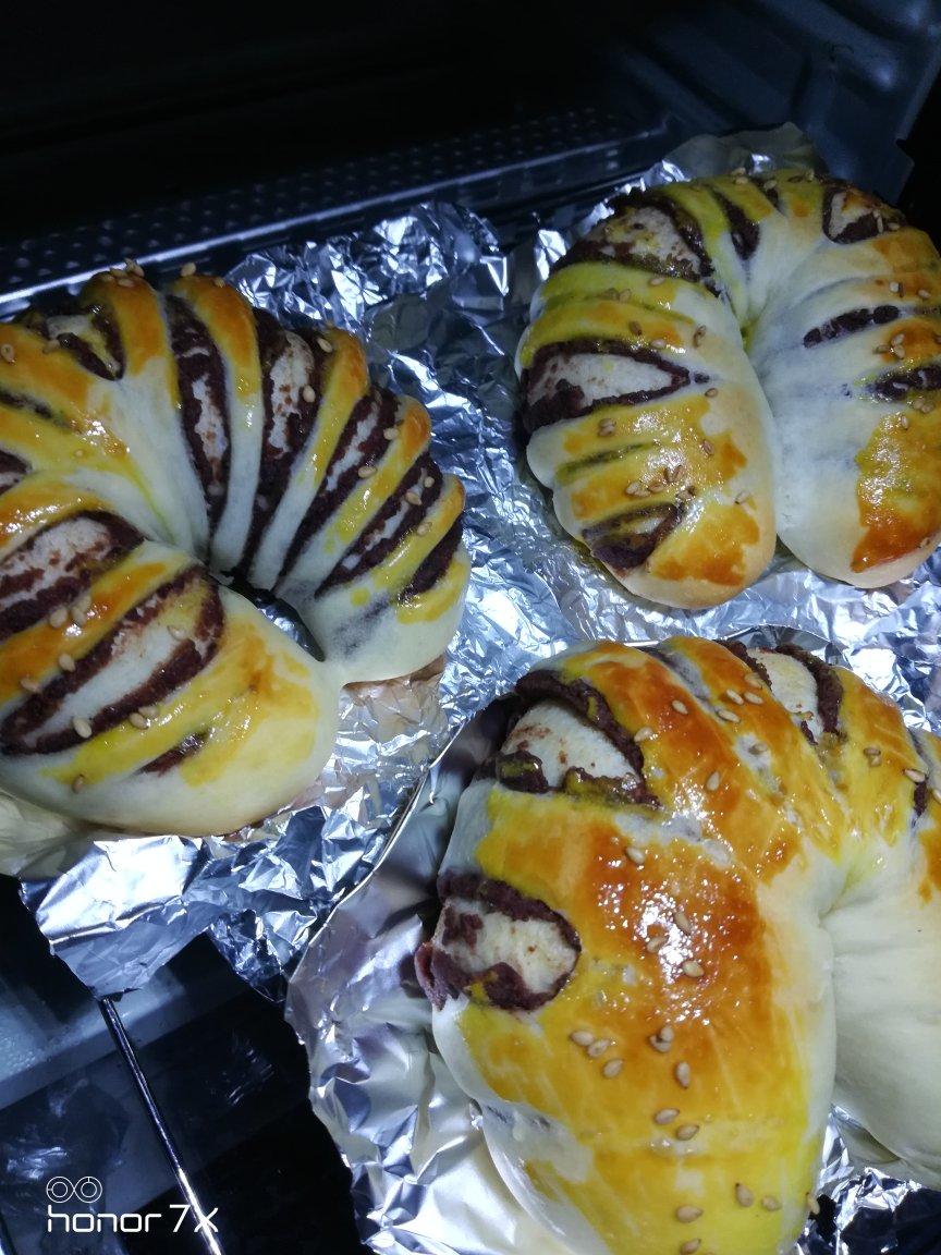 超详细的豆沙面包🍞