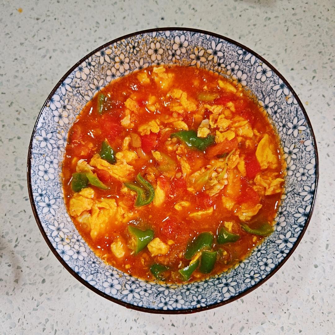 山西家庭快手版一人食西红柿鸡蛋调和1️⃣