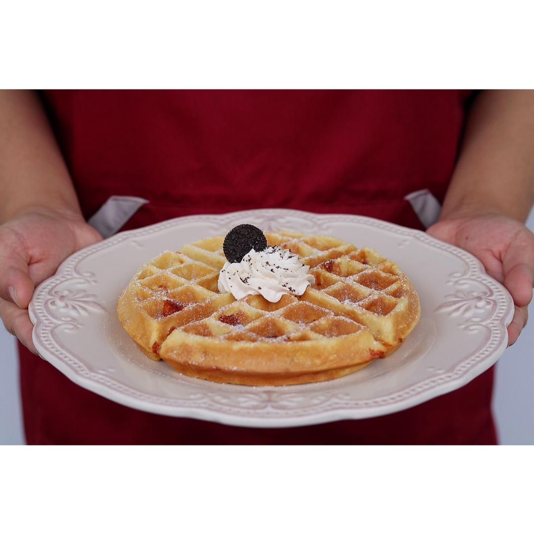 奶香芝士の华夫饼