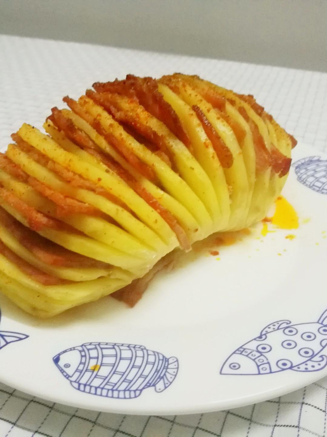 风琴培根烤土豆