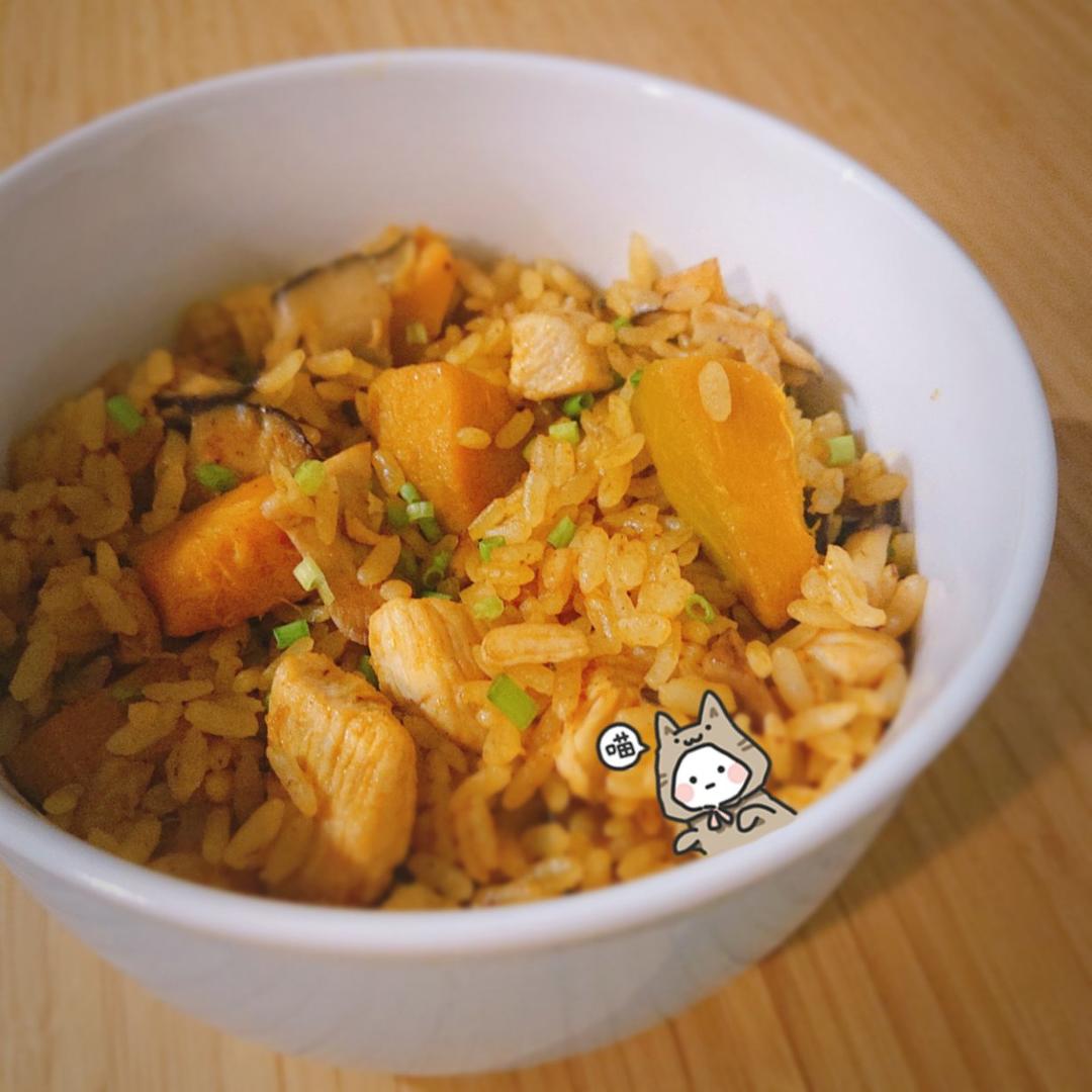 南瓜鸡肉焖饭「厨娘物语」