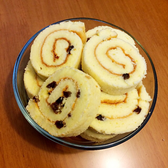 nono88做的提子蛋糕卷