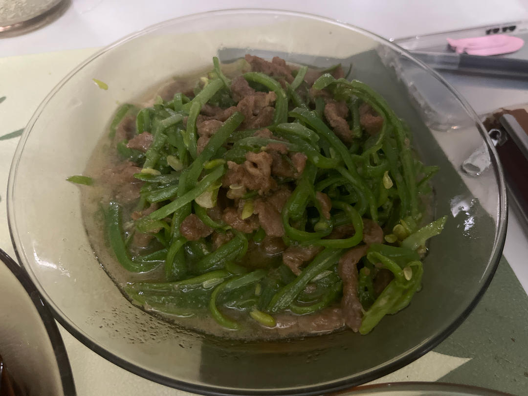 牛肉炒四季豆