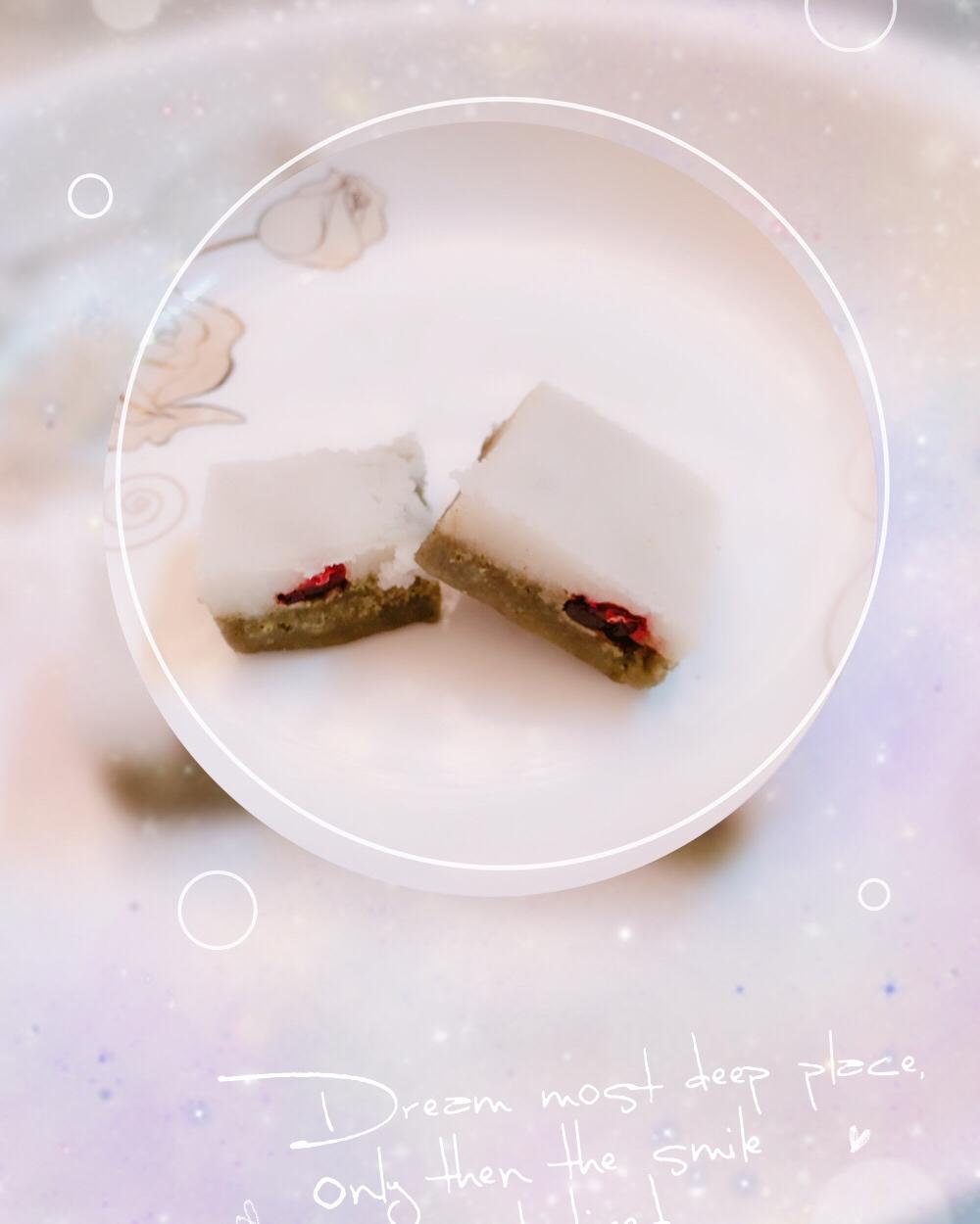双色松糕