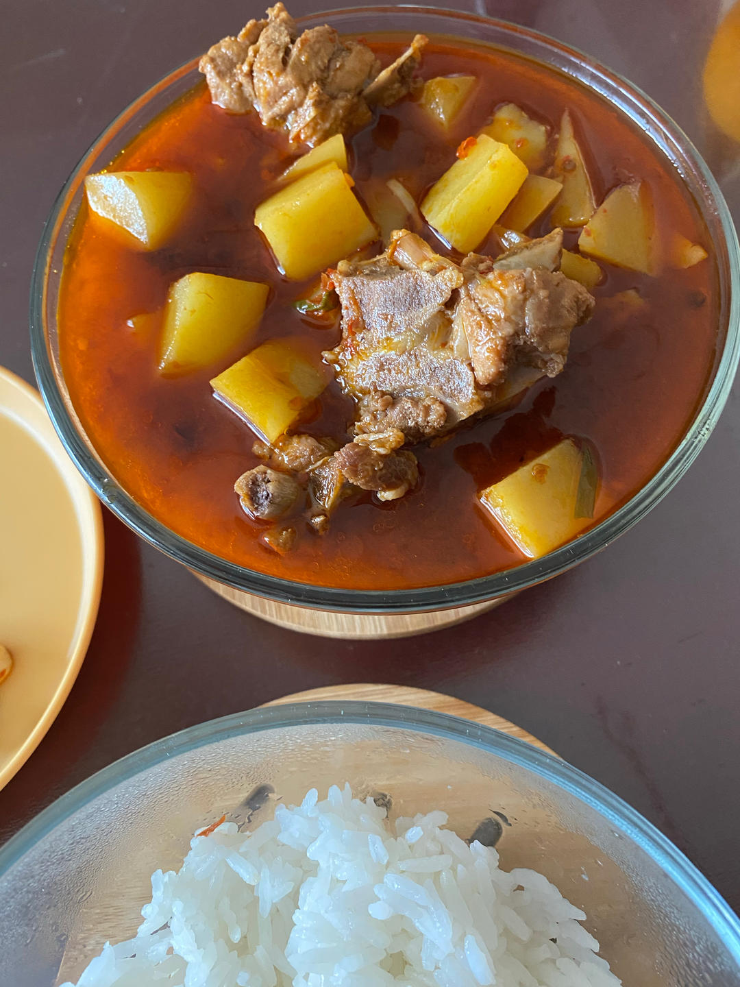 土豆炖排骨