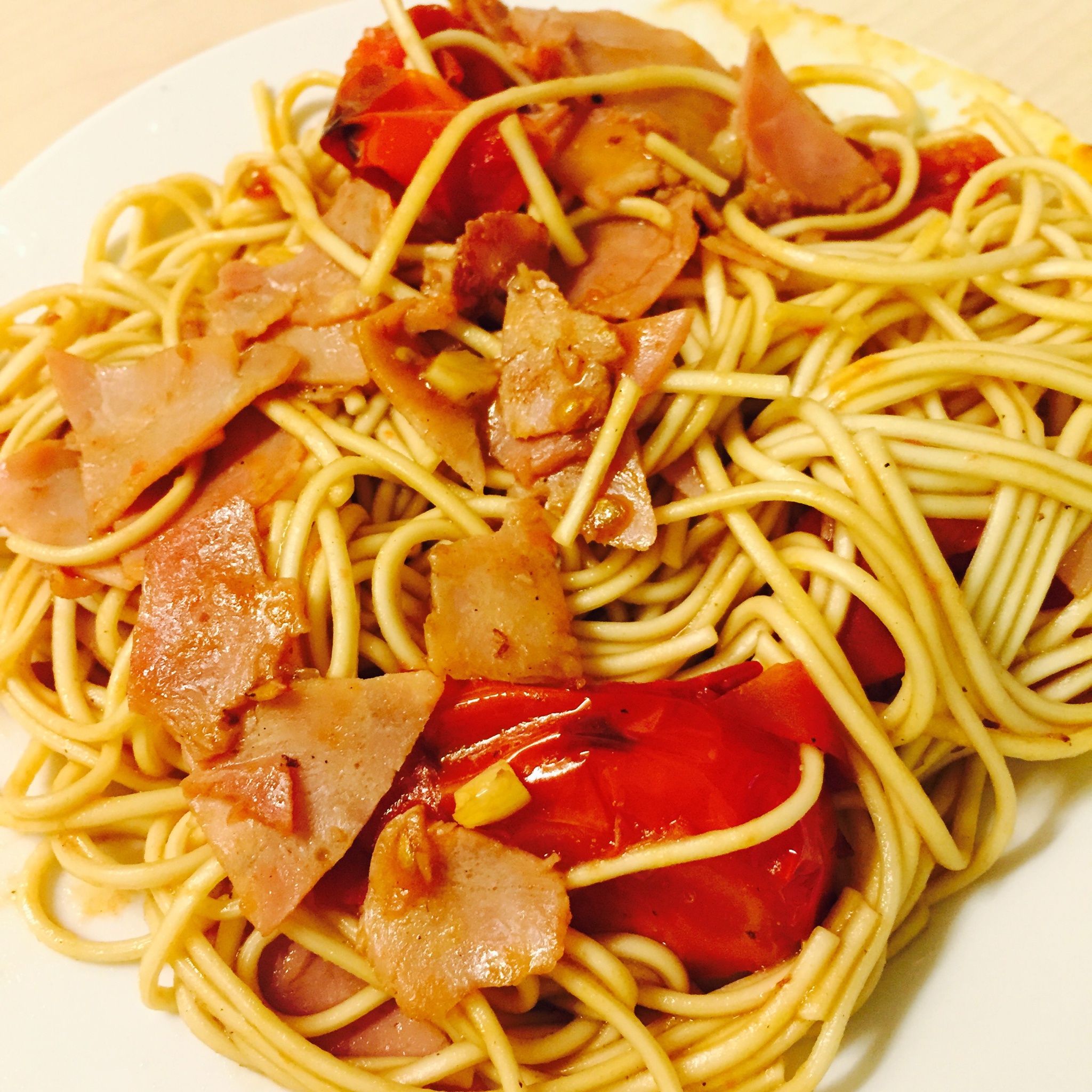 黑椒培根意面