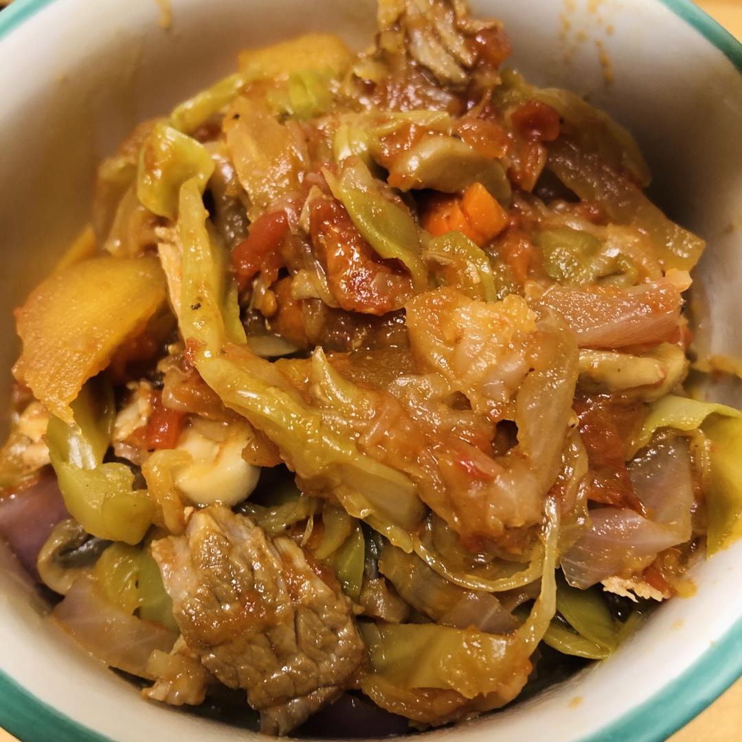 番茄酸菜牛肉乱炖丨健康·三餐