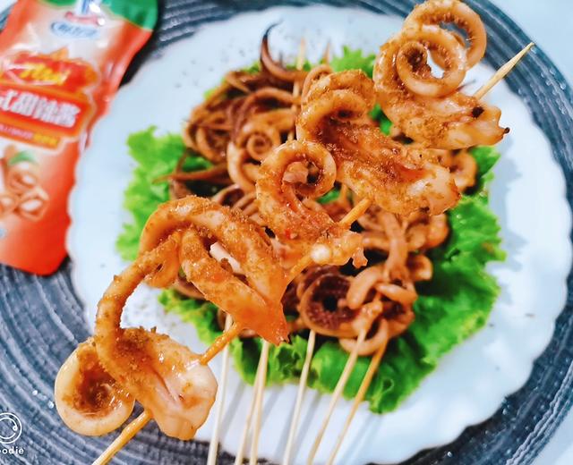 泰式风味鱿鱼须 (烤肉机版)的做法