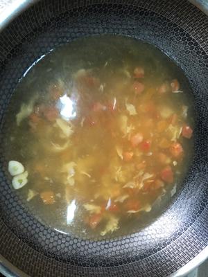 宝宝辅食饭团➕胡萝卜土豆片➕金针菇番茄豆腐汤的做法 步骤4