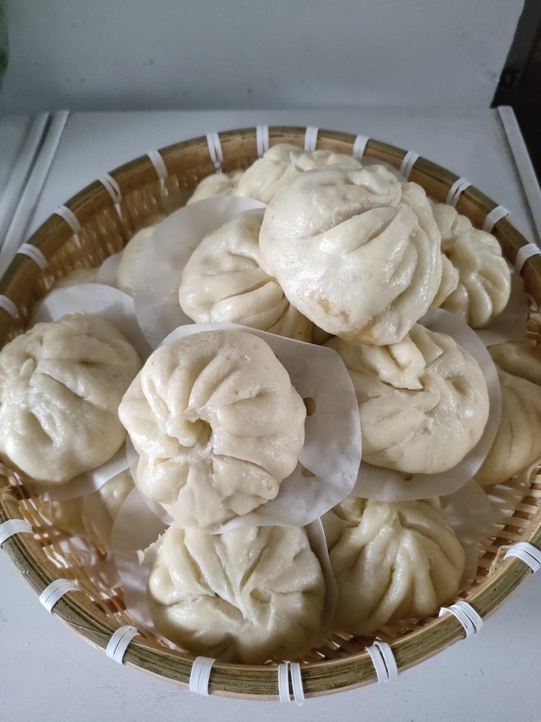 素包子爱好者的福音香菇白菜包