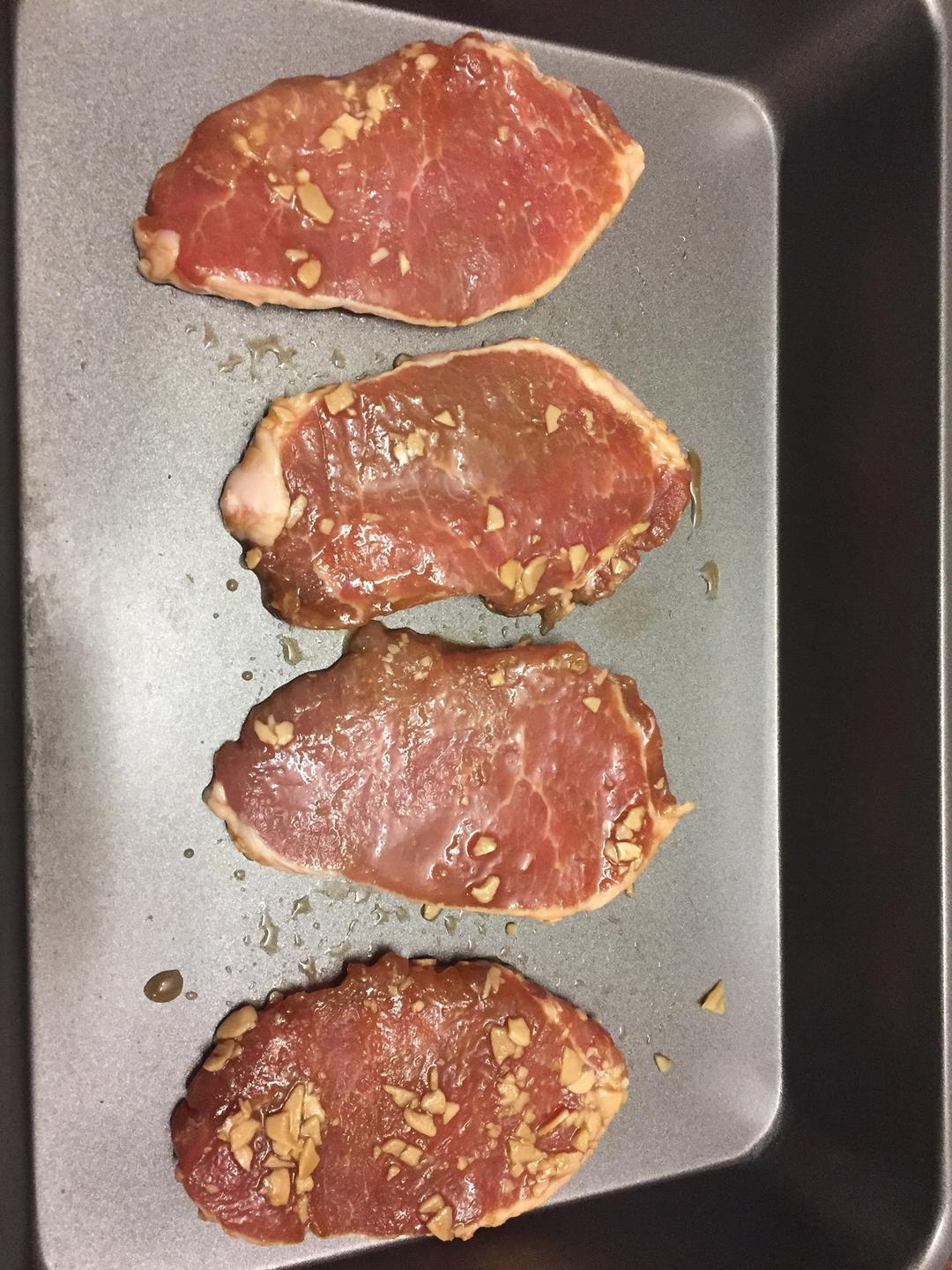 烤箱猪扒的做法
