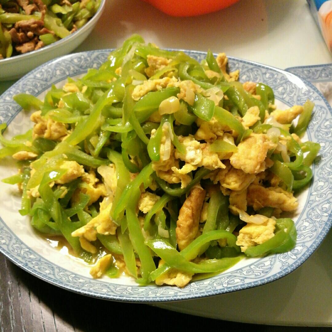 尖椒炒鸡蛋