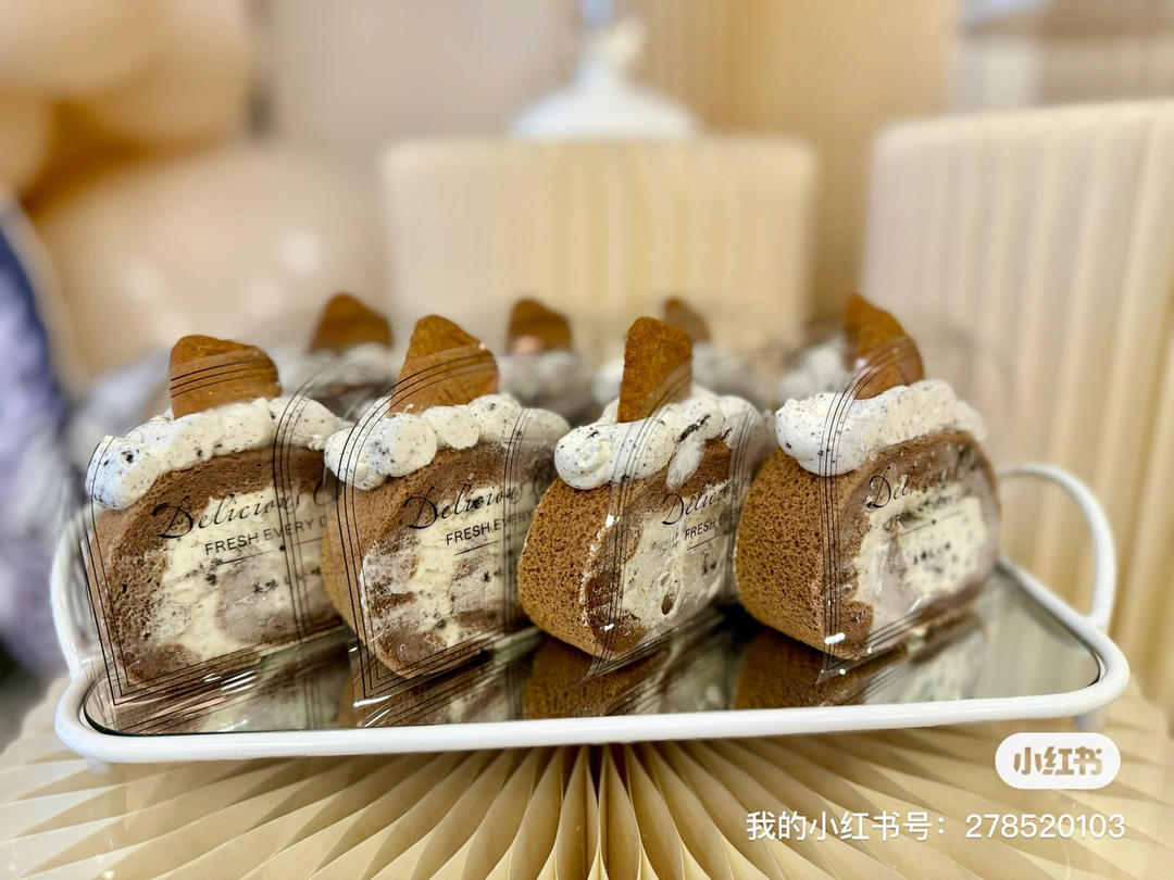 可可奥利奥蛋糕卷‼️蓬松柔软‼️一口爱上