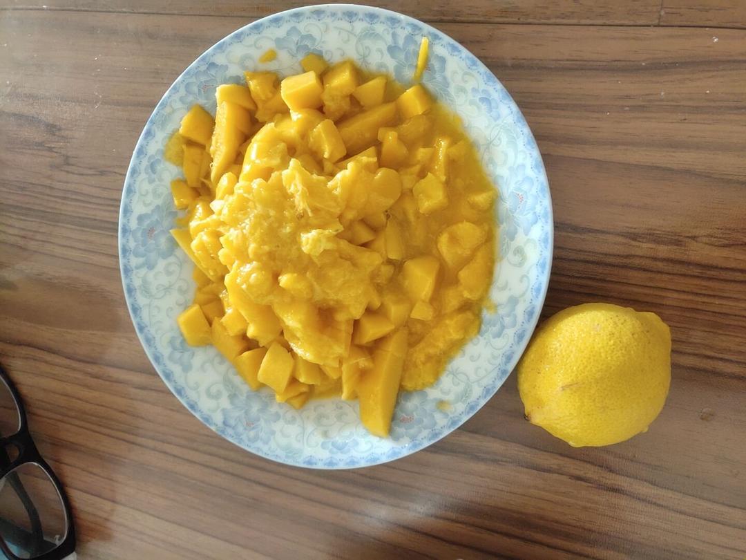 芒果果酱的做法