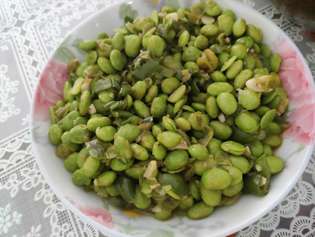 快手素炒毛豆米