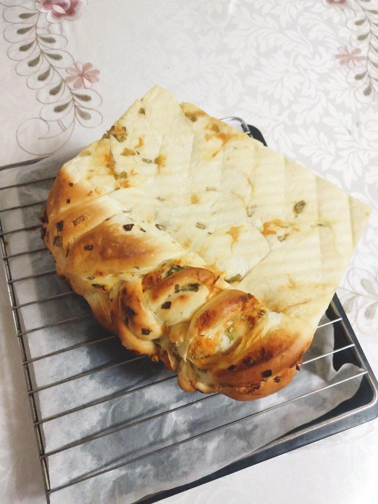 【天然酵母】香葱肉松吐司