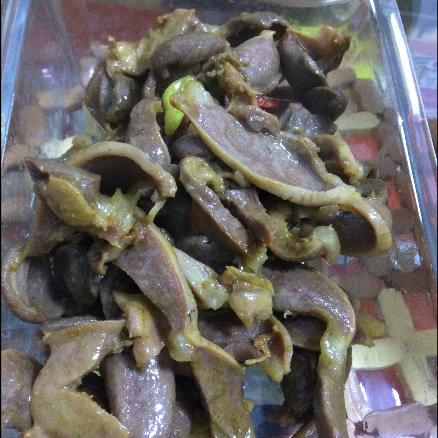 葱爆鸡胗