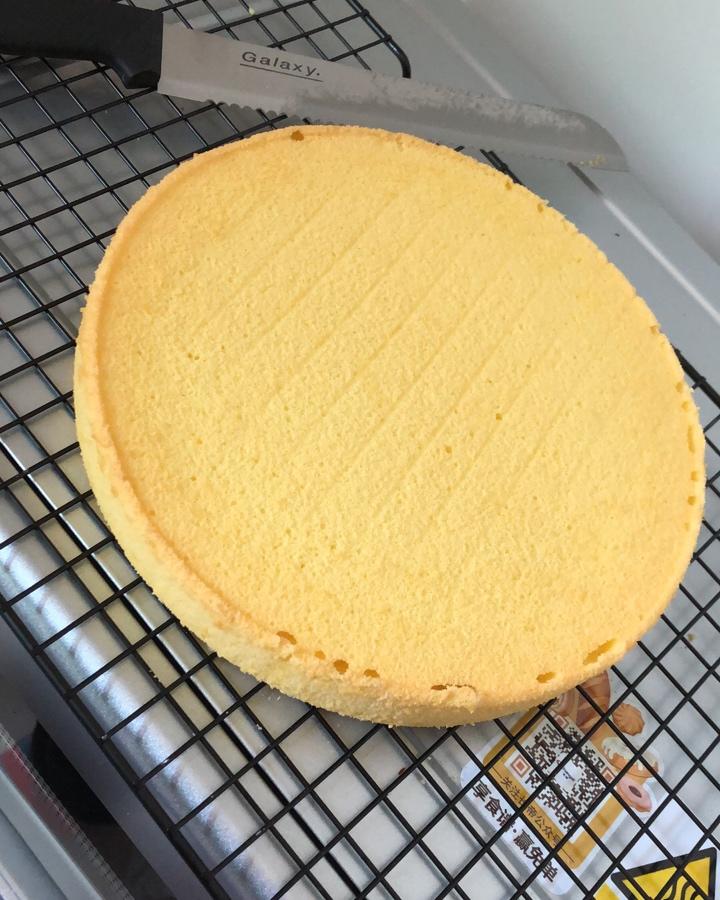 6寸原味戚风蛋糕