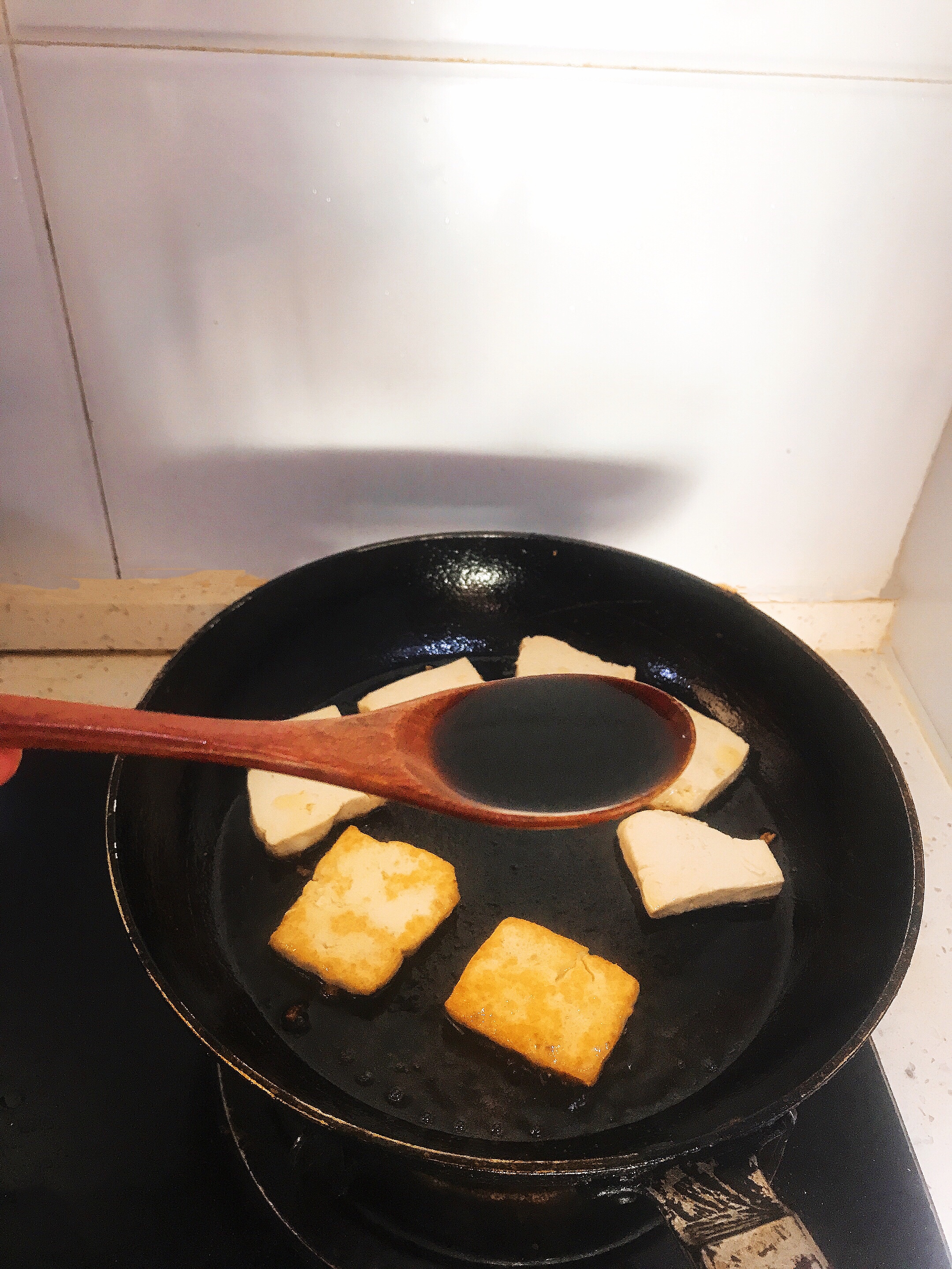 五分钟香煎豆腐的做法 步骤3