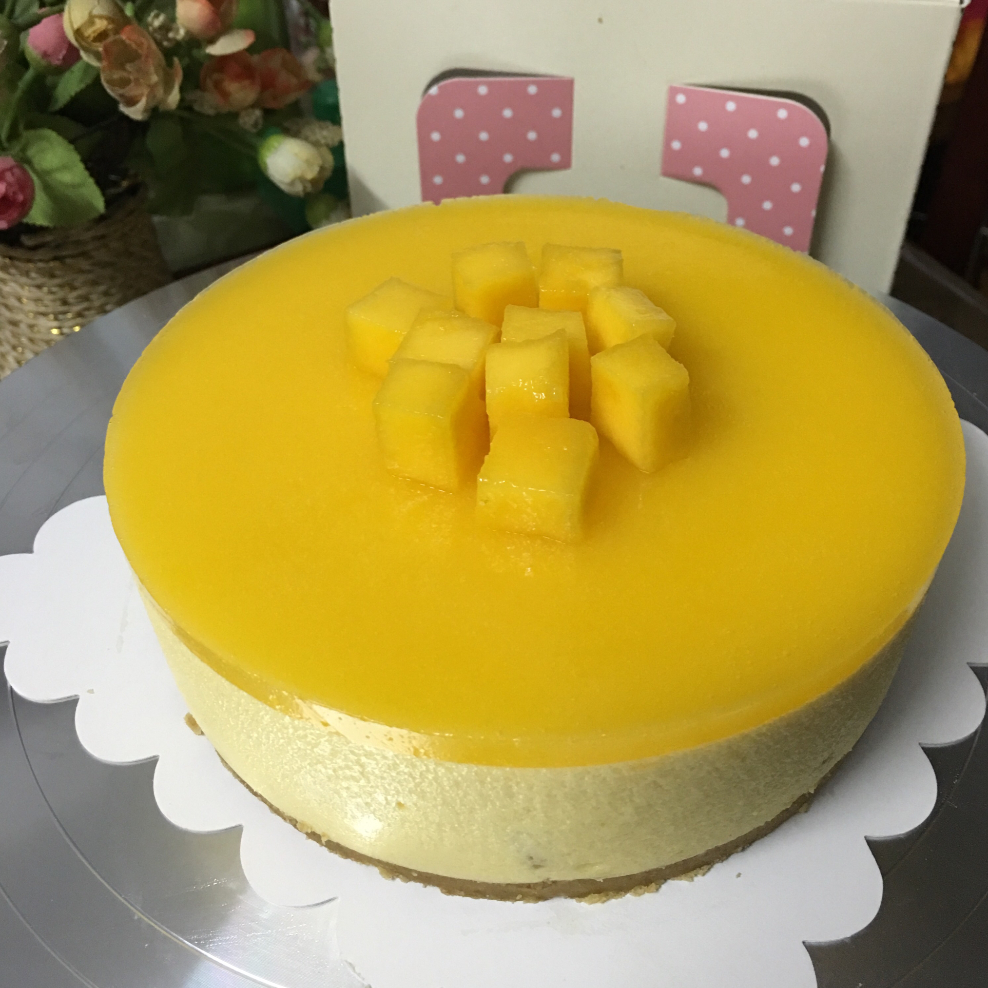 《Tinrry下午茶》教你做芒果流心慕斯（6寸配方）