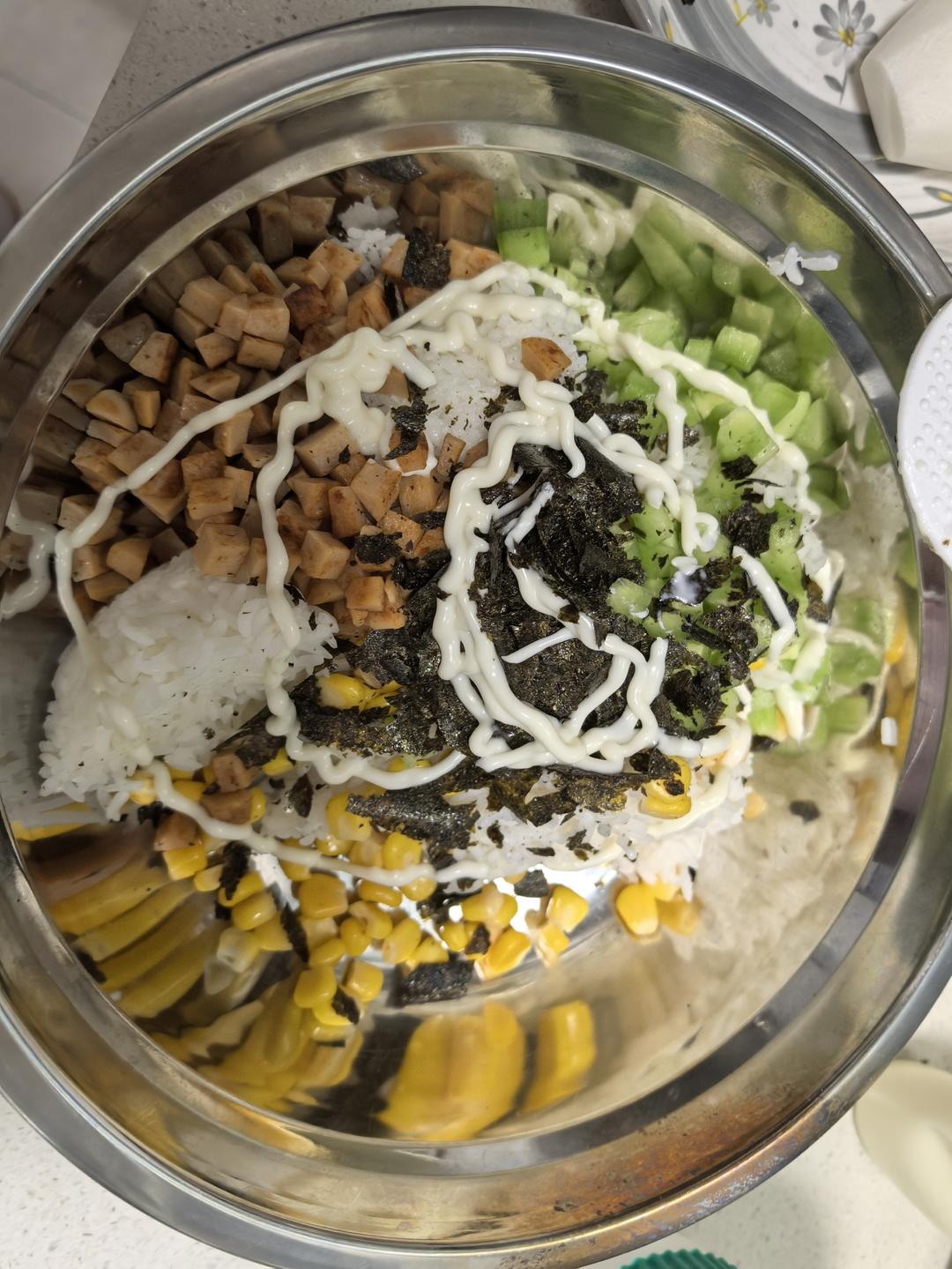 大朋友小朋友都爱吃的海苔饭团