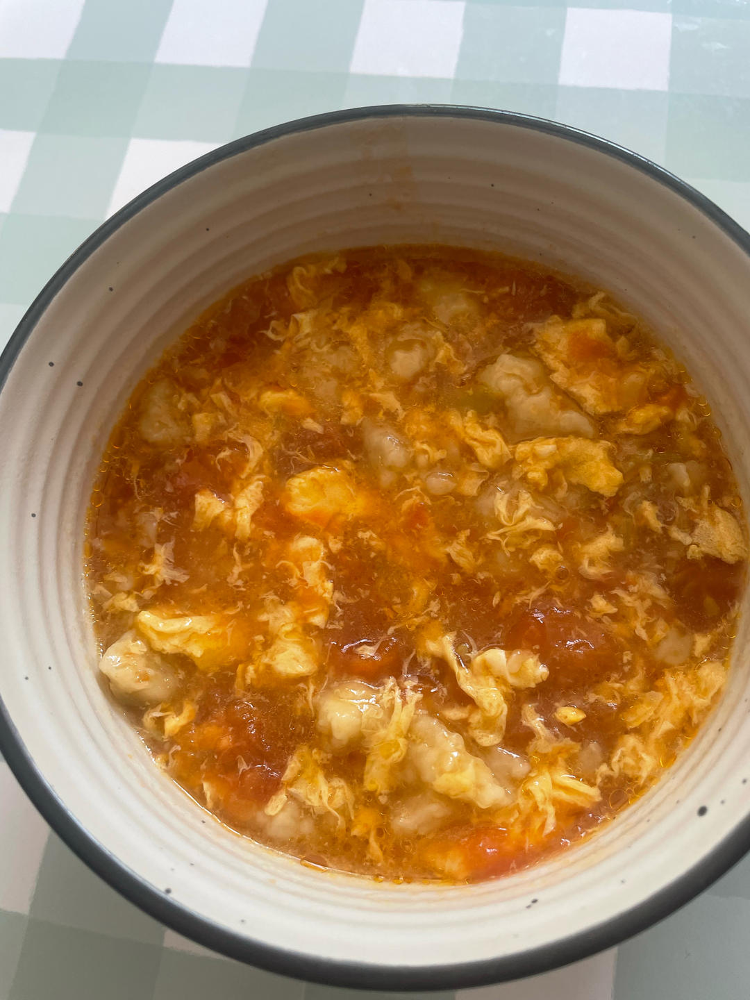 鸡蛋西红柿疙瘩汤