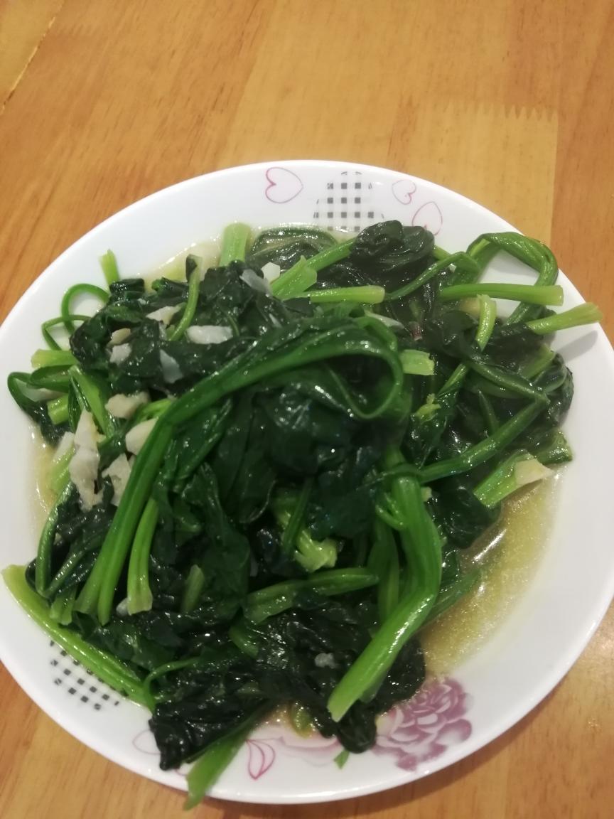 蒜蓉菠菜的做法