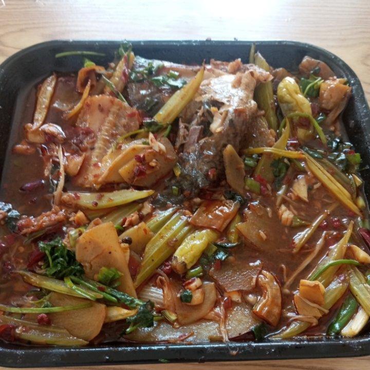 重庆烤鱼(烤箱版)爆好吃，爆简单