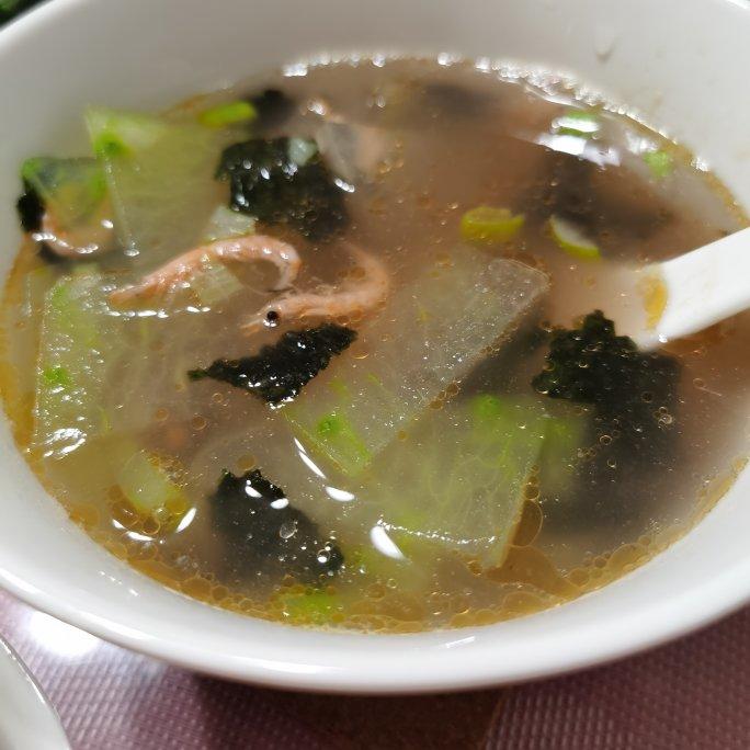 虾皮紫菜冬瓜汤