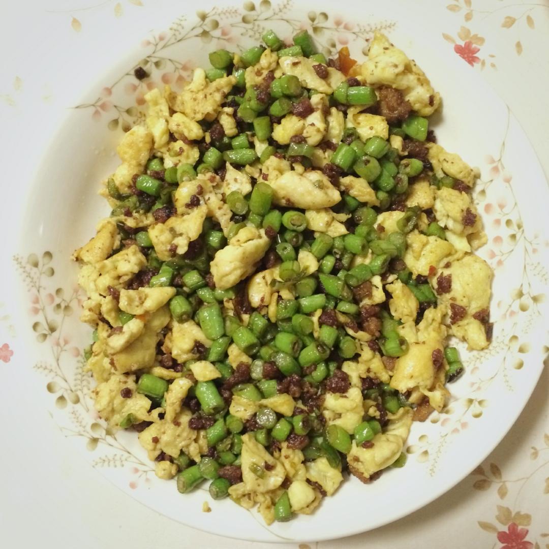 肉沫豆角下饭菜