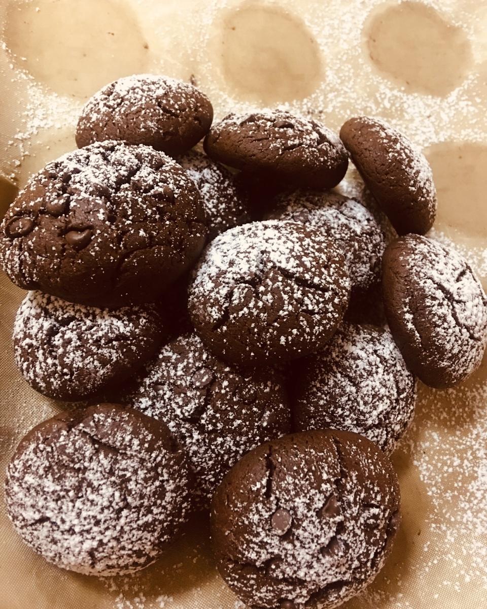 巧克力裂纹曲奇