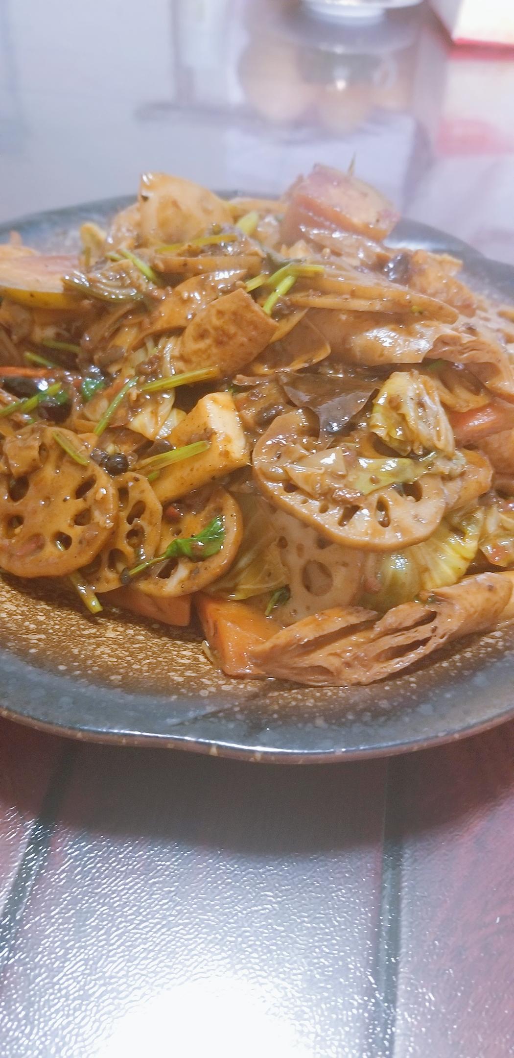 素麻辣香锅的做法