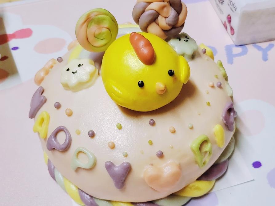 萌萌哒小鸡馒头蛋糕的做法 步骤13