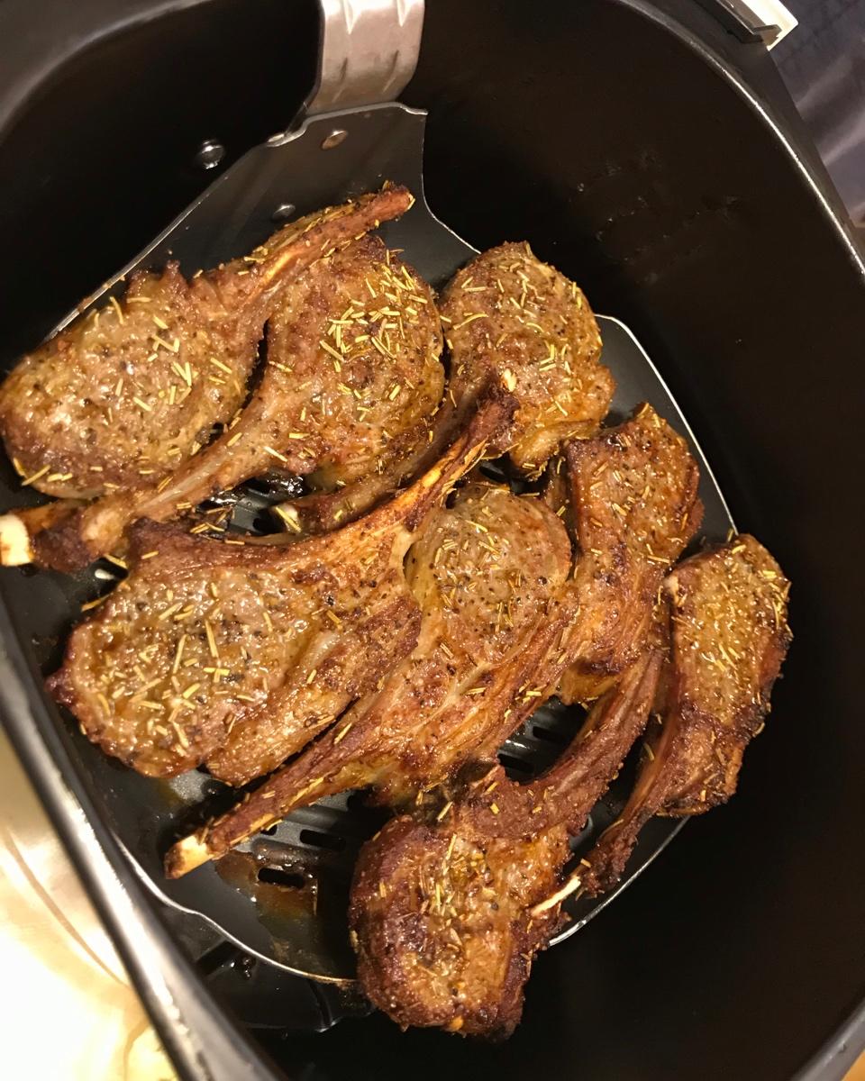 超简单 空气炸锅烤羊排