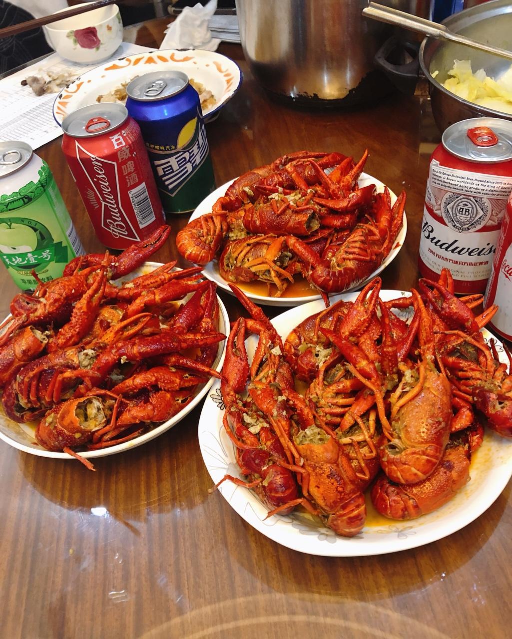 lana的小厨房做的麻辣小龙虾