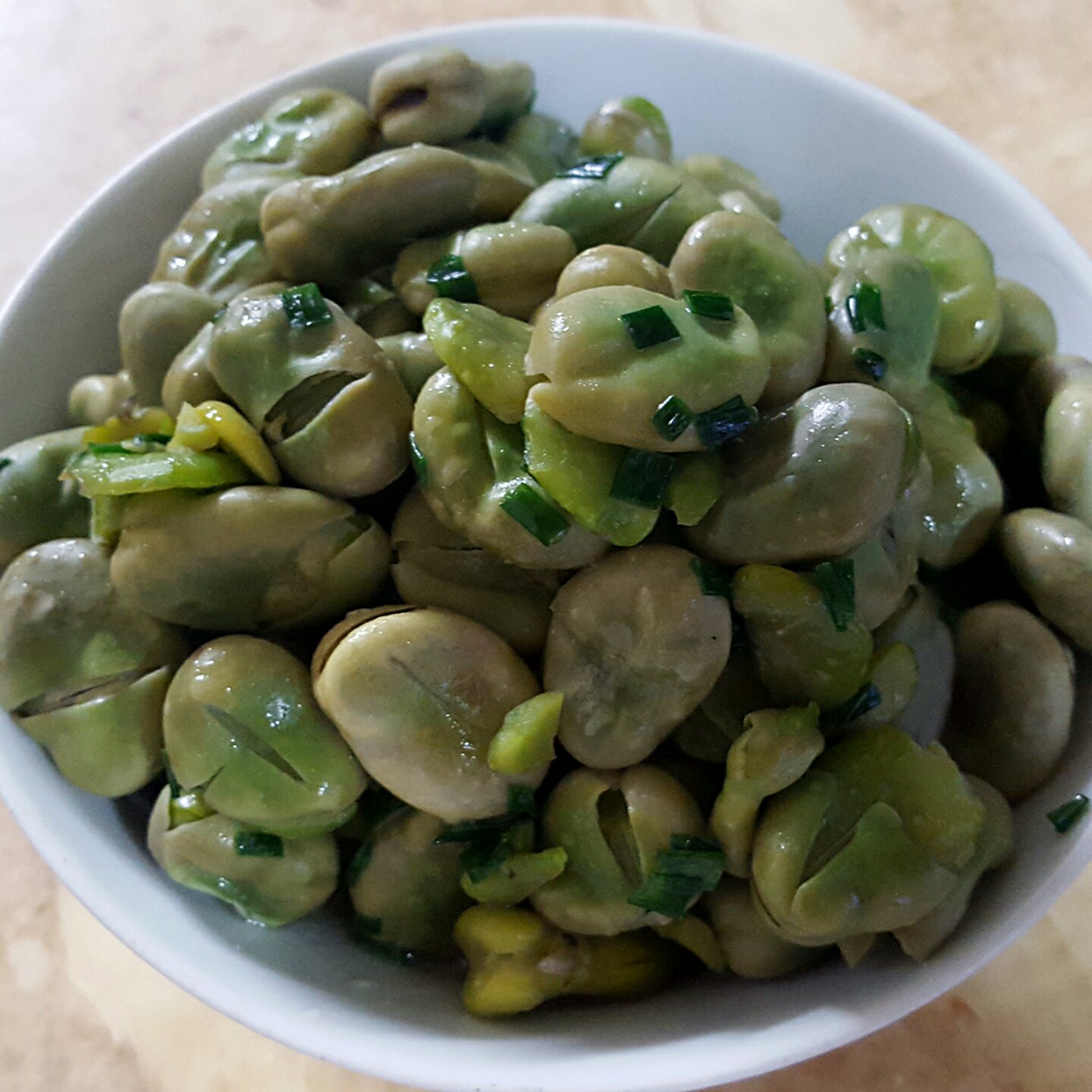 家常葱油蚕豆