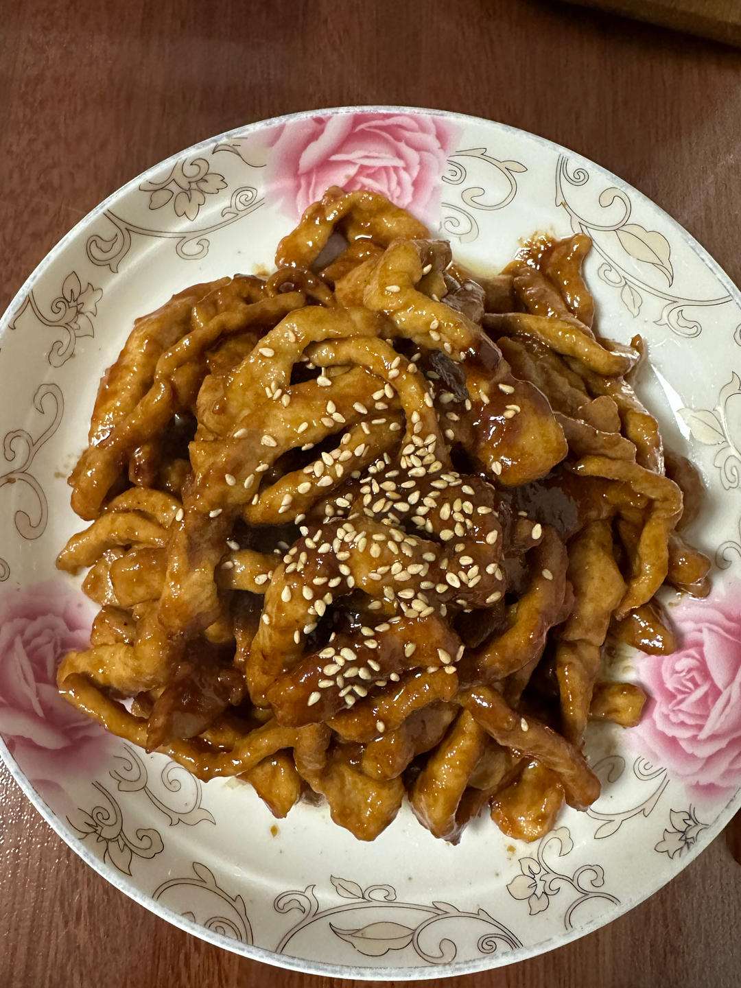 传统做法 京酱肉丝