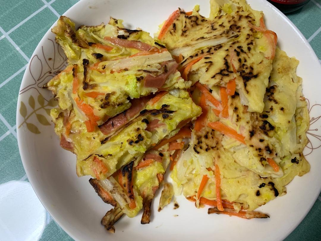 白菜鸡蛋早餐饼
