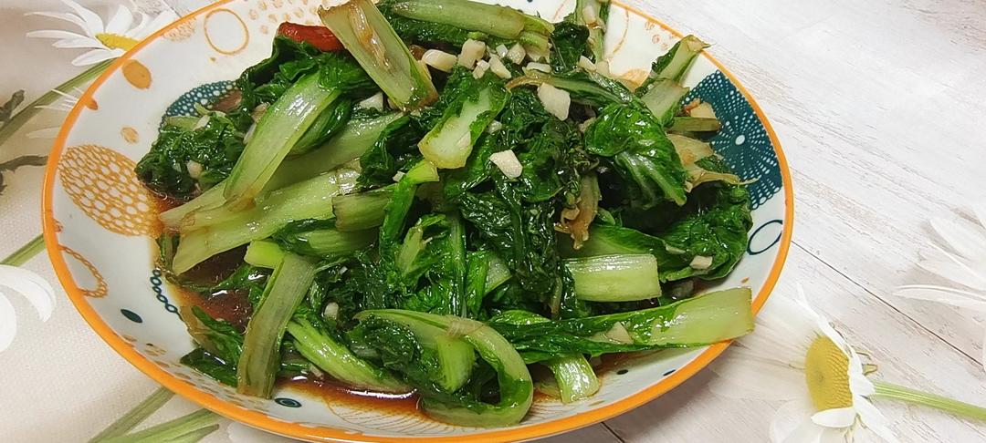 新手小白也能做的家常菜--蒜蓉小白菜