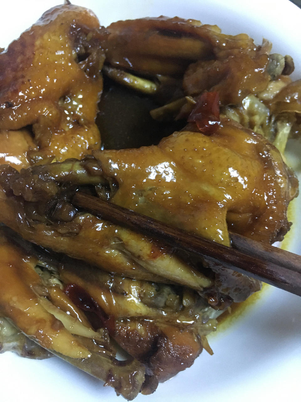简单版的酱油鸡翅