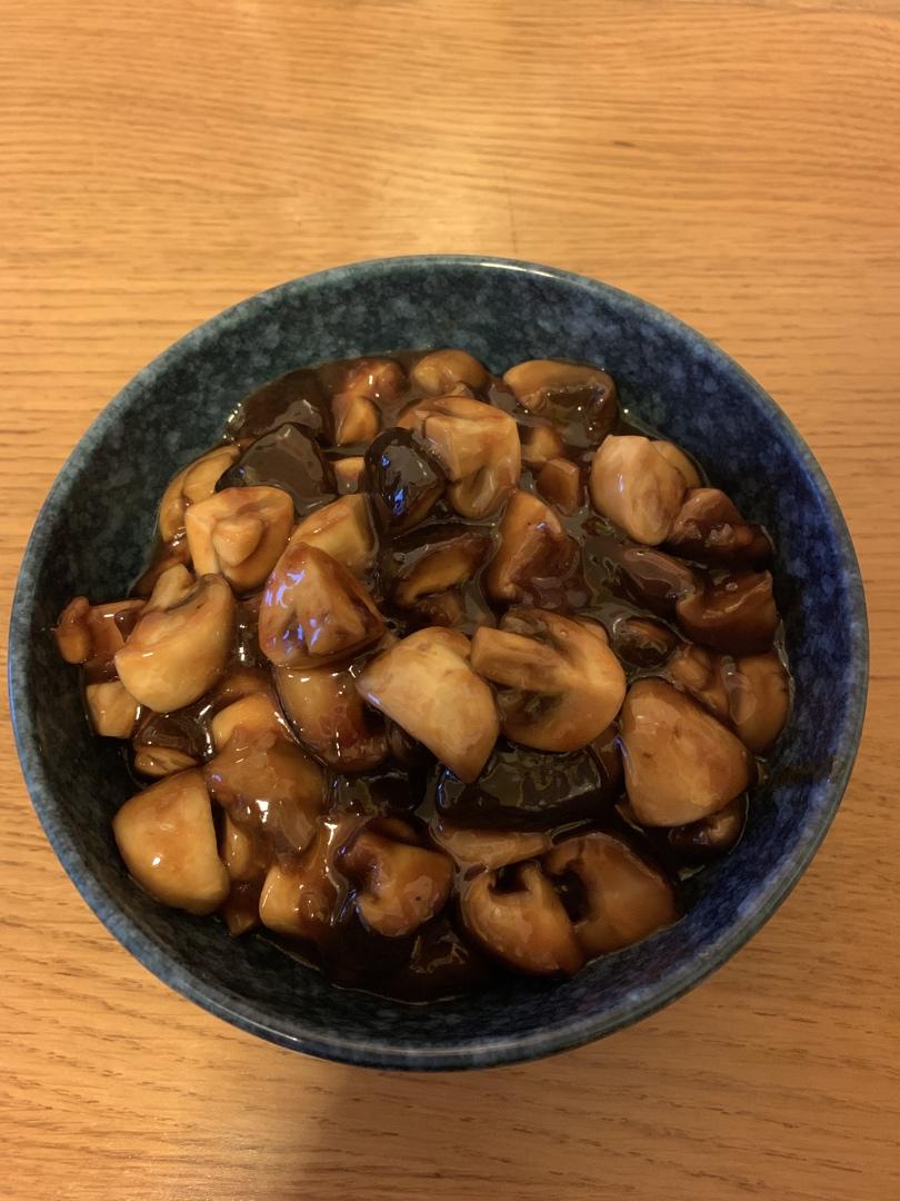 蚝油炒双菇