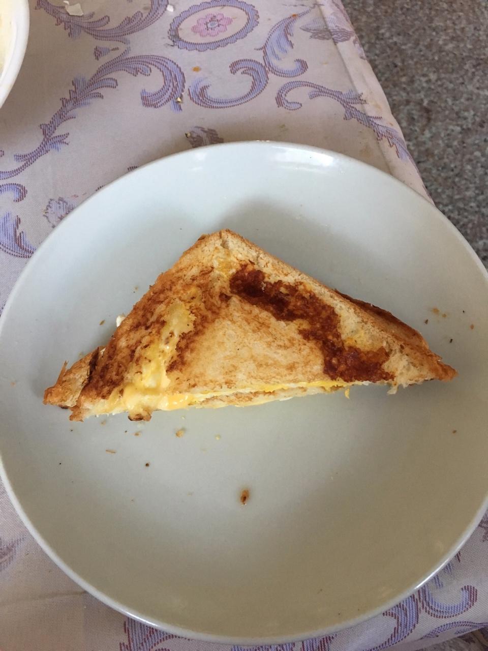 一片面包的三明治