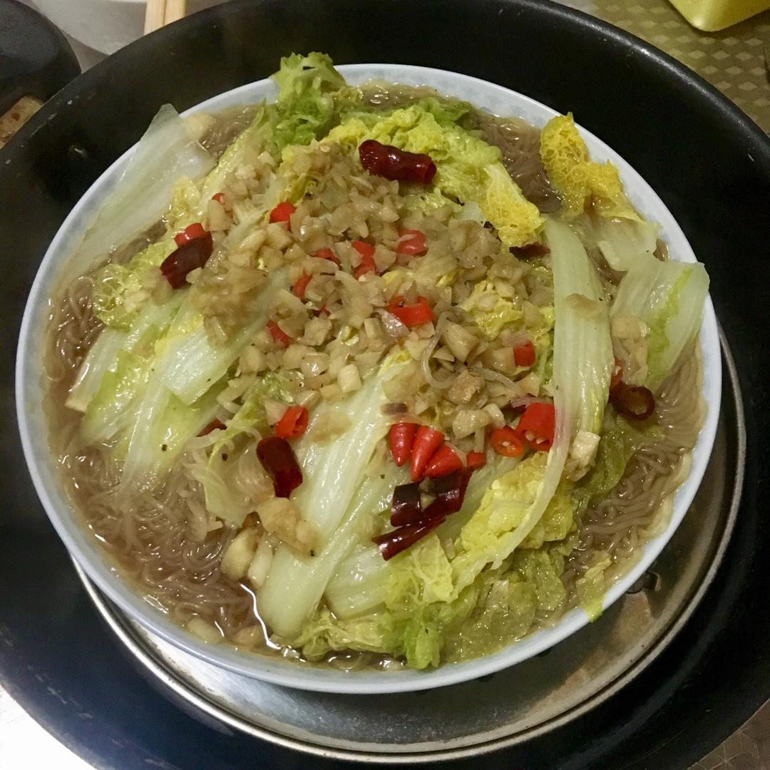 蒜蓉粉丝蒸娃娃菜