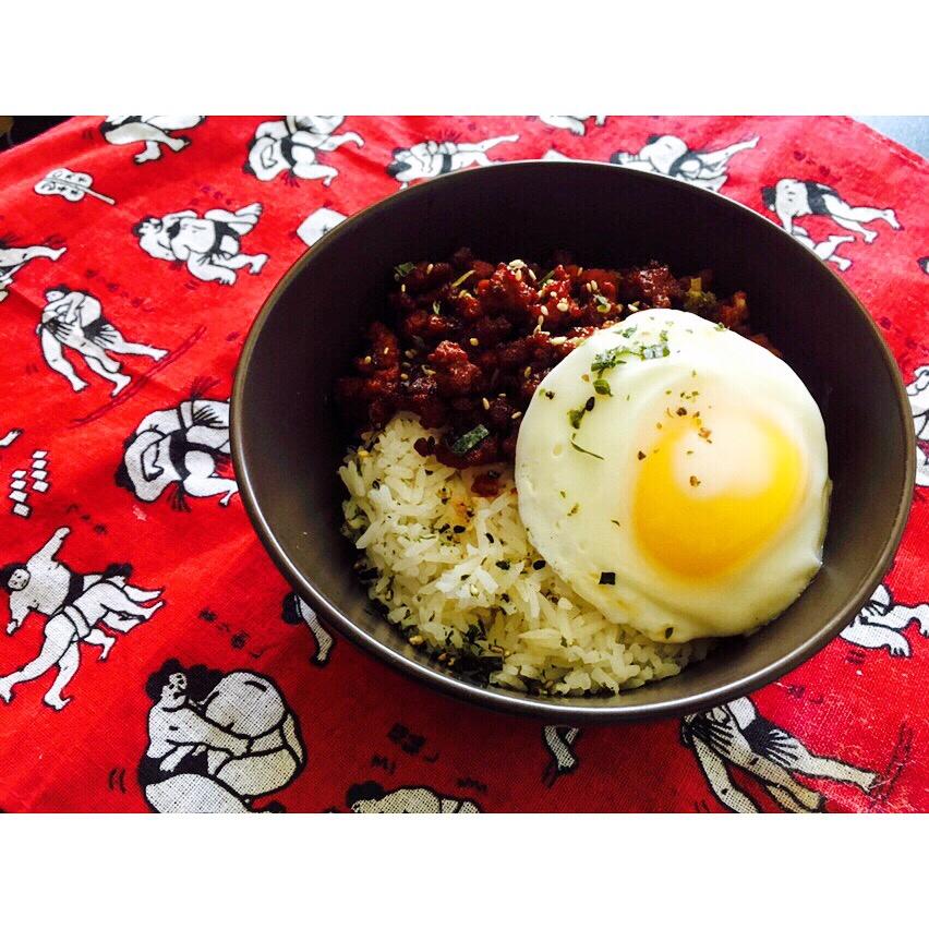 日式牛肉末丼 Soboro beef don