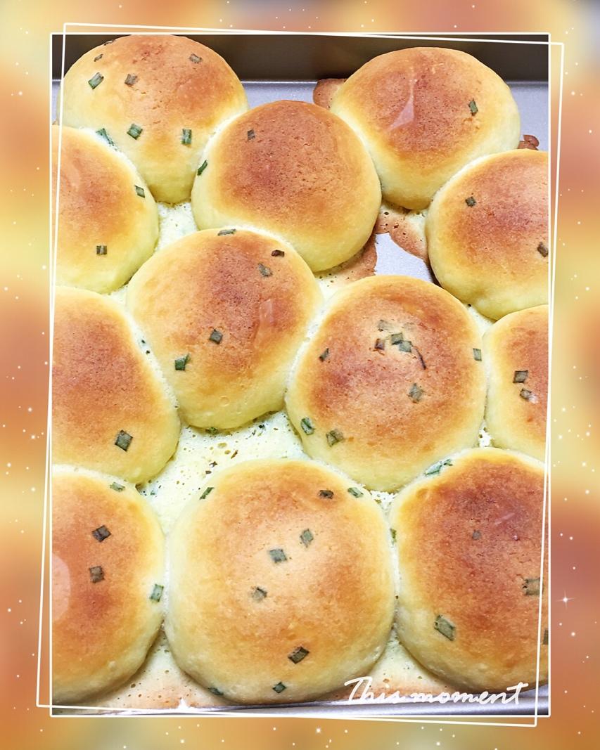 葱香肉松墨西哥面包（波兰种+烫种）