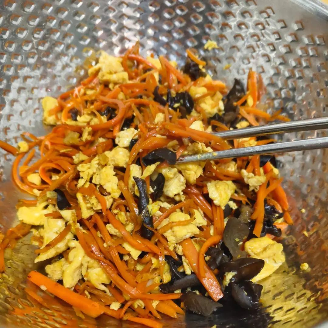✅第26道低卡减脂菜✨木耳胡萝卜炒鸡蛋💯
