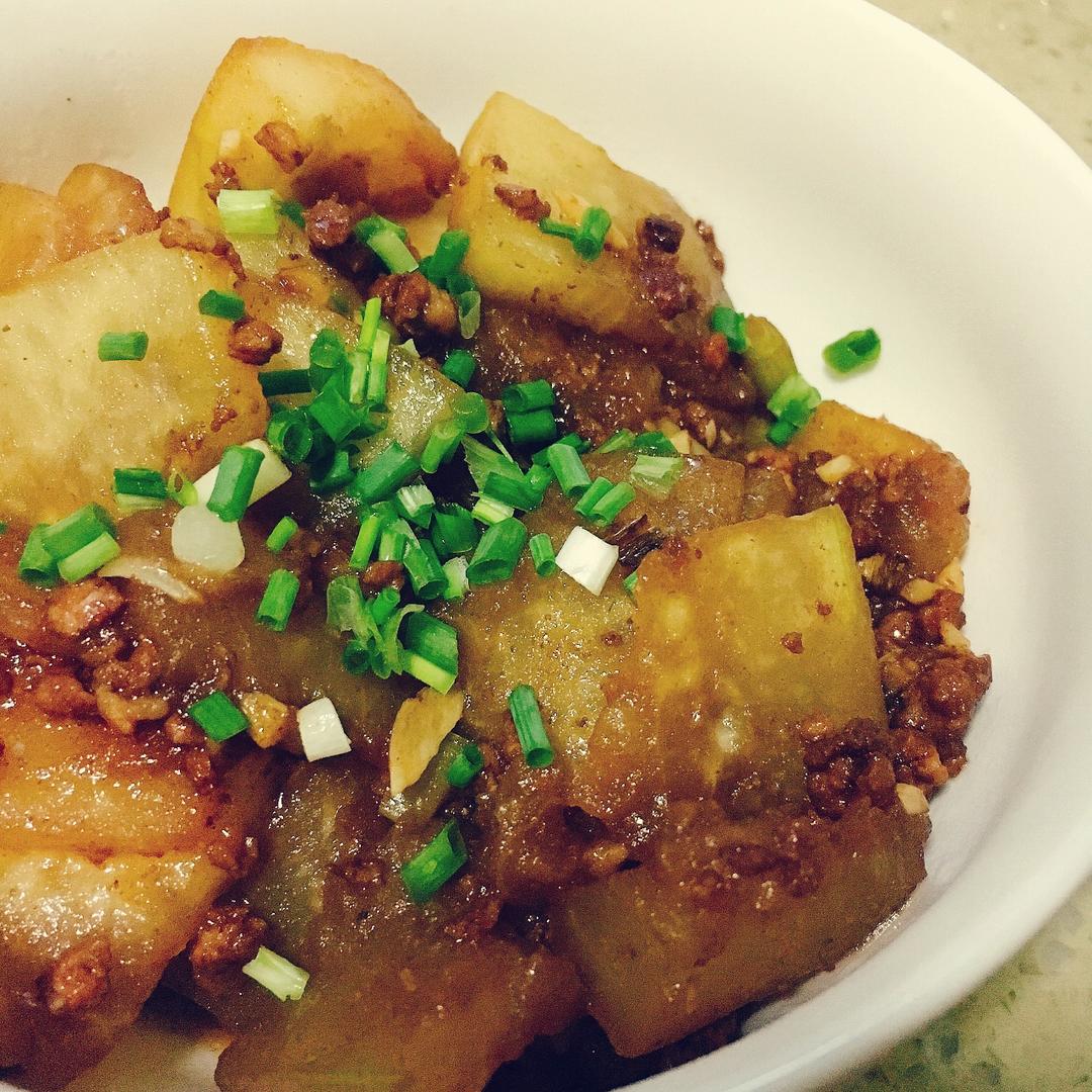 肉末炒冬瓜(超下饭)